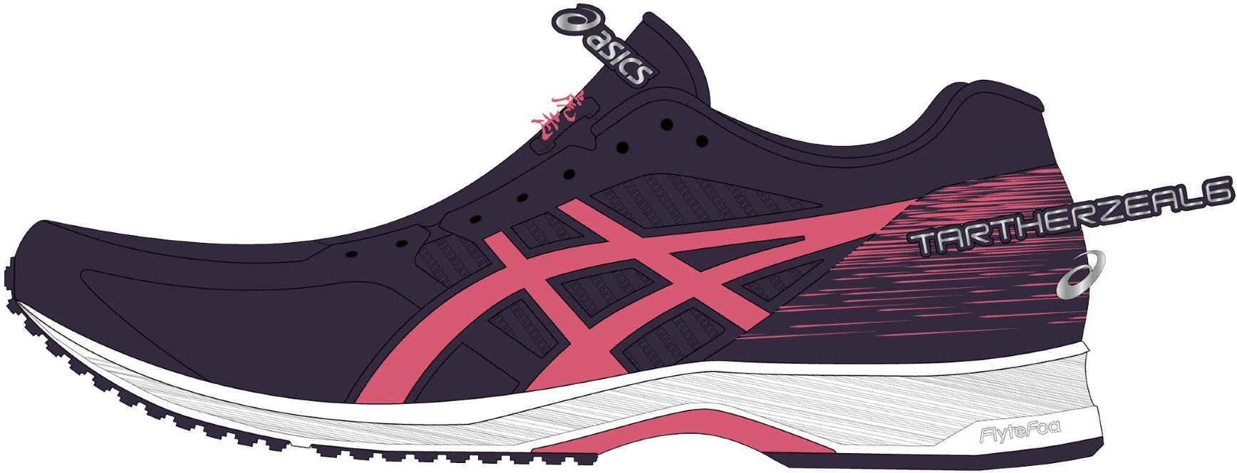 Running shoes ASICS TARTHERZEAL 6